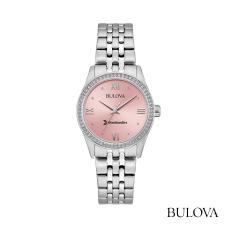 Bulova® Ladies Watch w/Crystal Bezel - Watches