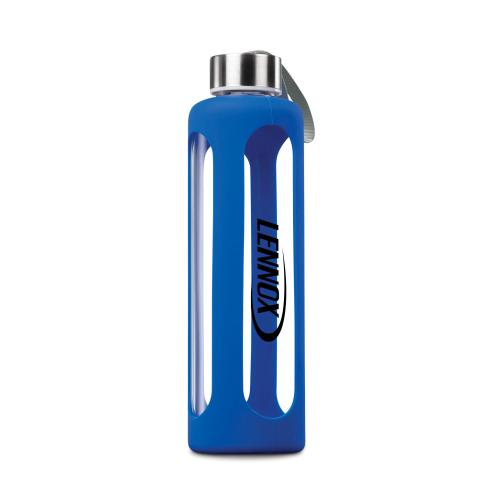 Drinkware - Water Bottles - Siligrip 17oz Glass Hydration Vessel with Carry Loop