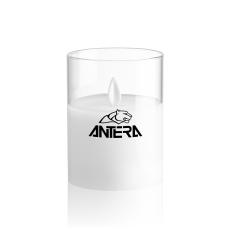 GlowVibe Electronic Candle - Clear Elegance - Candles