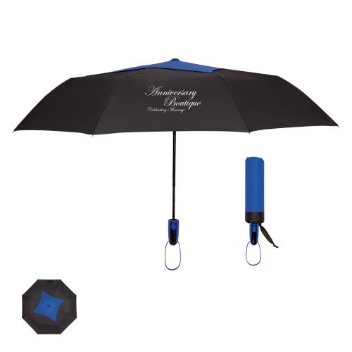 Sports & Outdoors - Umbrellas - BreezeGuard Telescopic Vented Umbrella