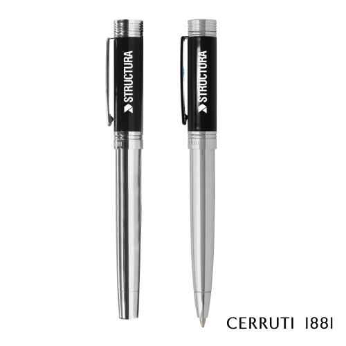 Pens & Writing - Gift Sets - Cerruti 1881&reg; Zoom Classic Ballpoint Pen & Fountain Pen Set