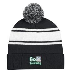 PomChic Two-Tone Acrylic Beanie - Beanies