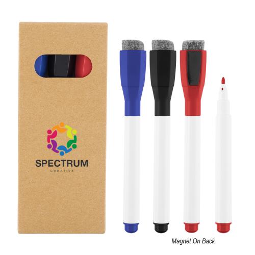 Desk & Office - Desk Accessories - MagnaErase Trio Marker Set