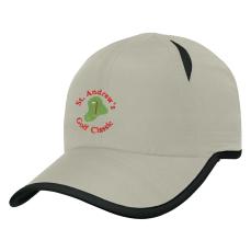 BreezeFlex 6-Panel Embroidered Cap - Headwear