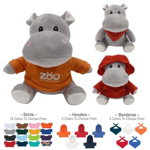 Toys & Novelties - Plush Stuffed Animals - CuddleMate 6 Hippo Plush Buddy