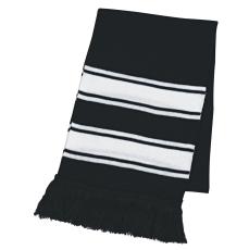 FrostWeave Embroidered Fringe Scarf - Scarves