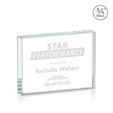 JadeCrystal Prestige Desktop Award - Paperweights