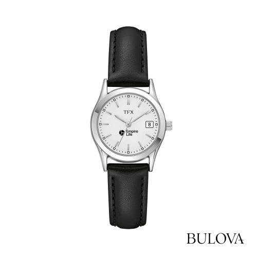 Apparel - Accessories - Watches - TFX by Bulova&reg; Leather Strap Bracelet Watch w/Date Calendar