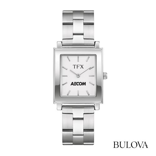 Apparel - Accessories - Watches - TFX by Bulova&reg; Square Face Men's Stainless Steel Bracelet Watch