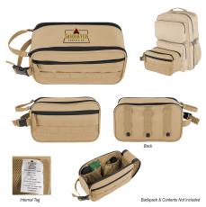 EcoTrek Tactical Travel Pouch - Khaki - Travel Accessories