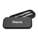 Elegance Duo Black Metal Pen Box