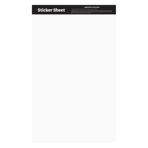 Tradeshow Accessories - Giveaways - Stickers - FlexiCraft Indoor Custom Sticker Sheet