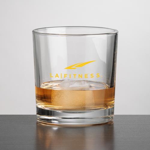 Drinkware - Barware - On the Rocks Glasses - Crystal & Steel Gift Set