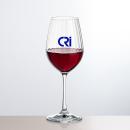 SwirlGleam 18oz Crystal Wine Glass Set