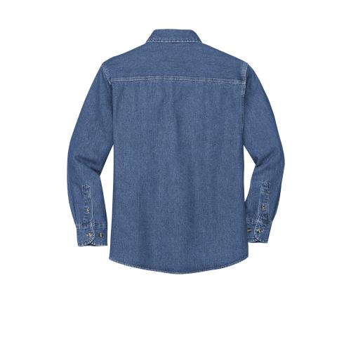 Apparel - Shirts - Dress Shirts - Button Downs Long Sleeve - Port Authority Heavyweight Denim Shirt