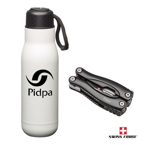 Auto & Tools - Swiss Force® Bonam Bottle & Multi-Tool Gift Set