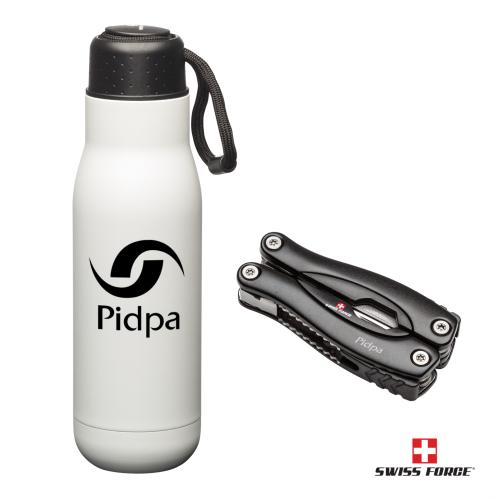 Auto & Tools - Swiss Force&reg; Bonam Bottle & Multi-Tool Gift Set