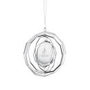 SilverGleam Spiral Holiday Ornament
