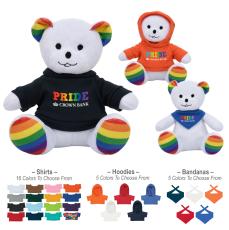 RainbowSnuggle 6 Custom Plush Bear - Plush Stuffed Animals