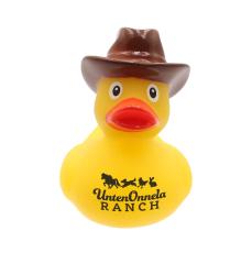 Rustic Quacker PVC Cowboy Duck - Stress Relievers