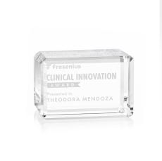 CrystalClarity 3D Etch Rectangle Paperweight - Paperweights