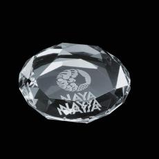 CrystalGlance Etch Desktop Award - Paperweights