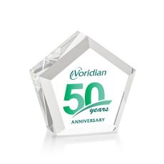 Polara Crystal Prism Paperweight - Paperweights