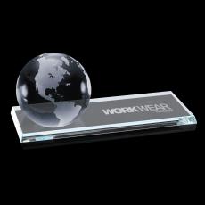GlobeStar Crystal Desk Award - Paperweights