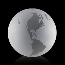 Crystal Globe Paperweight - Desk & Office