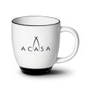 AromaLux 14oz ColorRim Ceramic Mug