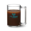 Crystal Clarity 12oz Imprintable Glass Mug